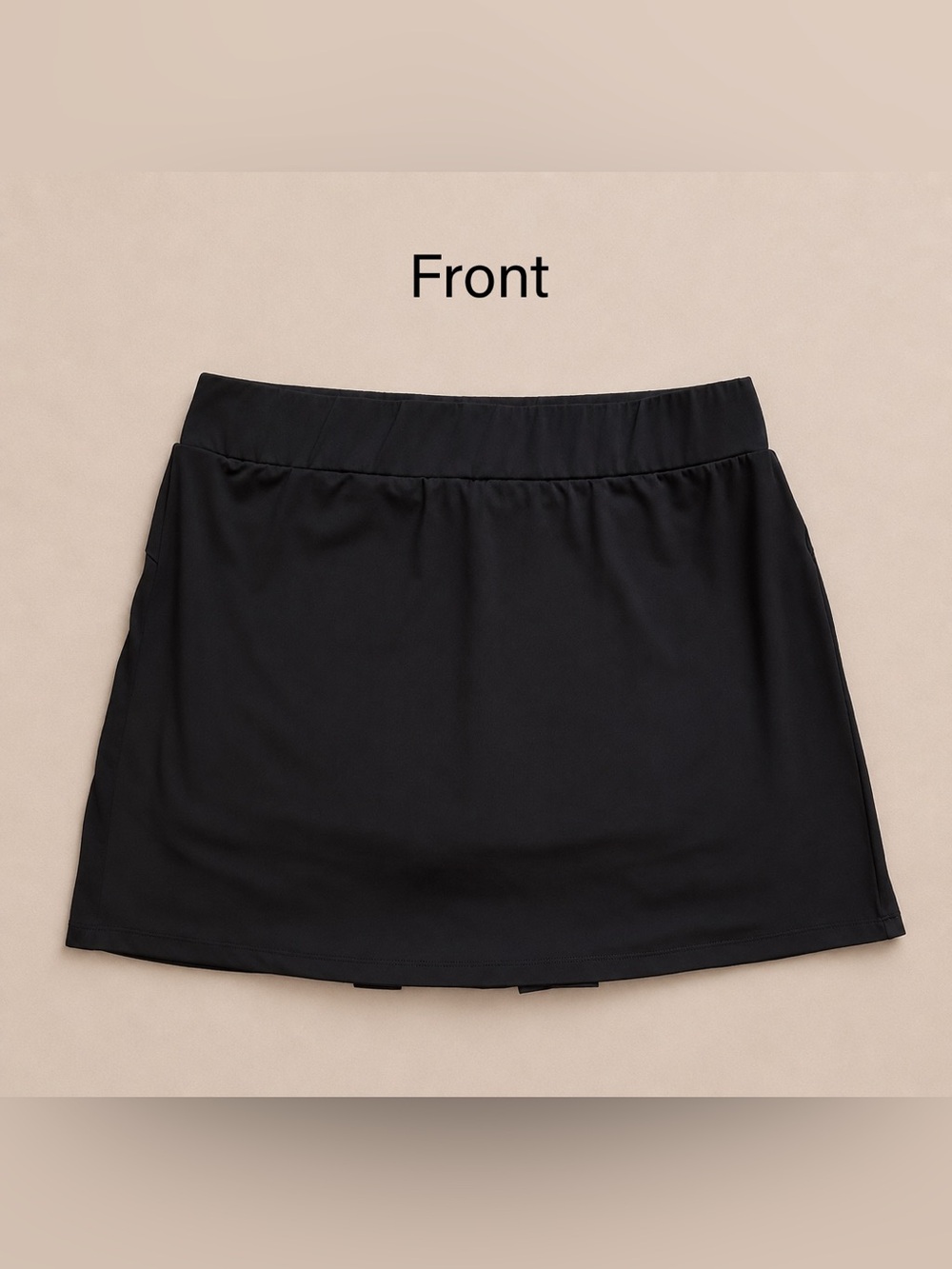 J.Crew Black Pleated Athletic Skort Skirt Shorts Size Medium Golf Tennis - Picture 4 of 8